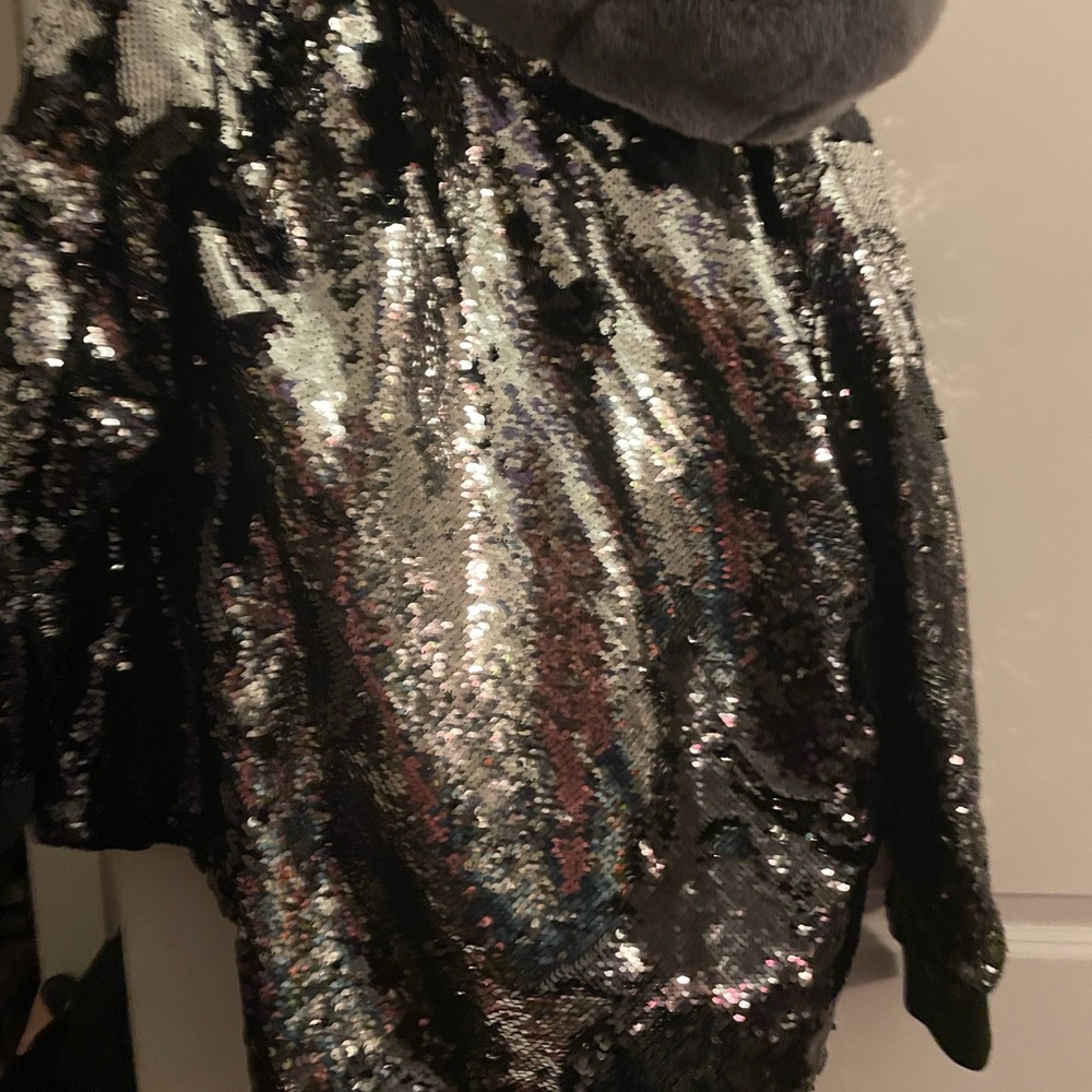 Girls sequin coat - Picture 2 of 3
